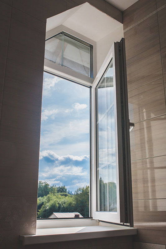 Fenêtre pvc blanche